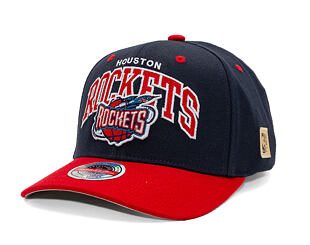 Kšiltovka Mitchell & Ness - NBA Team Arch Snapback - Houston Rockets - Navy / Red