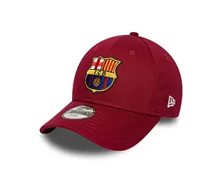 Dětská Kšiltovka New Era - Core Logo 9FORTY Kids - Barcelona FC - Cardinal