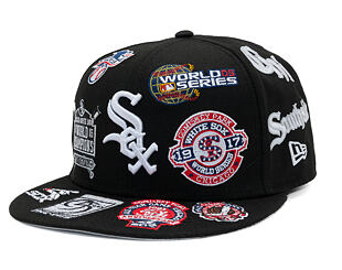 Kšiltovka New Era - MLB All Over Logo 59FIFTY - Chicago White Sox - Team Color