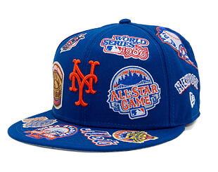 Kšiltovka New Era - MLB All Over Logo 59FIFTY - NY Mets - Team Color