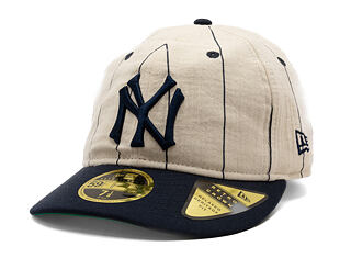 Kšiltovka New Era - MLB Retro Linen Pinstripe 59FIFTY Retro Crown - NY Yankees - Team Color