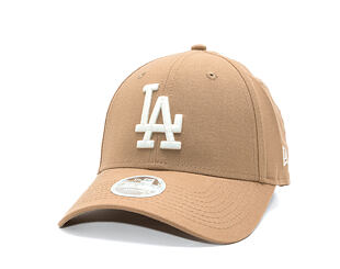 Dámská Kšiltovka New Era - MLB Linen 9FORTY - LA Dodgers - Camel