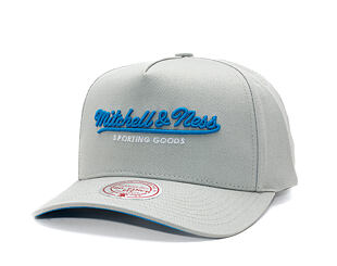 Kšiltovka Mitchell & Ness  - Branded Grey Blue Pro Crown Snapback - Grey