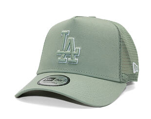 Kšiltovka New Era - MLB Outline 9FORTY A-Frame Trucker - LA Dodgers - Pastel Green / White