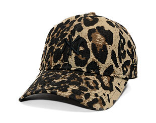 Dámská Kšiltovka New Era - MLB Summer Leopard 9TWENTY - NY Yankees - Brown / Camel