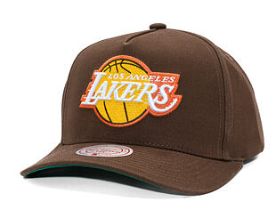 Kšiltovka Mitchell & Ness - NBA - Chestnut Peak - Los Angeles Lakers - Brown
