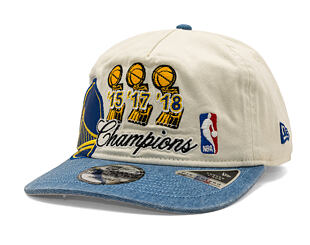 Kšiltovka New Era - NBA "Hardwood Classic Champions" 19TWENTY - Golden State Warriors - Chrome White