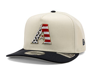 Kšiltovka New Era - MLB "American Flag" 9FIFTY - Arizona Diamondbacks - Chrome White