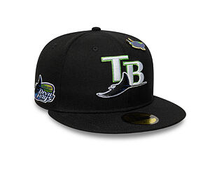Kšiltovka New Era - MLB IMAGE DROP 59FIFTY - Tampa Bay Rays - Black