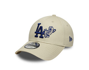 Kšiltovka New Era - MLB Food Icon 9FORTY - LA Dodgers - Stone / Royal