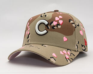 Kšiltovka New Era - MLB Camo Hearts - Chicago Cubs - MLB - Desert Camo