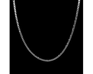 Řetízek Fainz - Cuban Link Chain Silver 3 mm - Silver