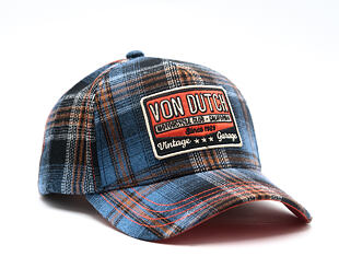 Kšiltovka Von Dutch - Baseball - Checkered Patch - Navy
