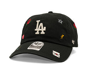 Kšiltovka '47 Brand - MLB Multi Scatter CLEAN UP - LA Dodgers - Black