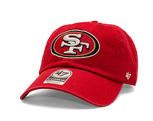 Kšiltovka '47 Brand - NFL CLEAN UP - San Francisco 49ers - Red