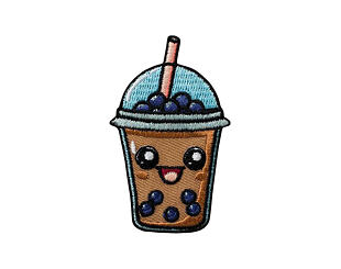 Nažehlovačka Monoquick - Bubble Tea 6,4 x 3,9 cm