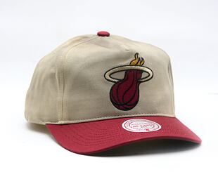 Kšiltovka Mitchell & Ness - NBA Retro Roots Deadstock - Miami Heat - Cream