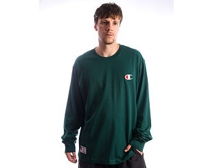 Triko s dlouým rukávem Champion - Green Long Sleeve Crewneck T-Shirt