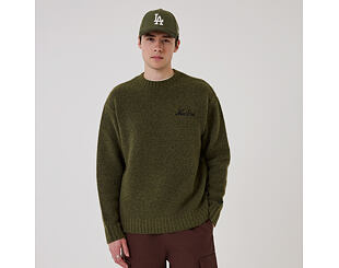 Svetr New Era - Branded Simple Knit Crew - New Olive
