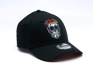 Kšiltovka New Era - Branded Skull Pack 9FORTY - Black / Red UV