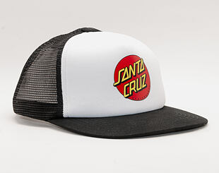 Kšiltovka Santa Cruz Classic Dot Mesh Cap White/Black