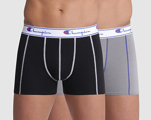 Pánské Boxerky Champion 2P CH00081T/2-8MD Grey/Black