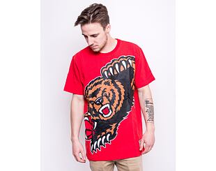 Triko Mitchell & Ness Vancouver Grizzlies Big Face T-Shirt Red