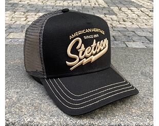Kšiltovka Stetson Trucker Cap American Heritage Classic Black 7751171