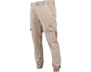 Kalhoty Urban Classic TB1435 Washed Cargo Twill Jogging Pants Sand