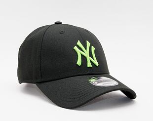 Kšiltovka New Era 9FORTY MLB Neon Pack New York Yankees Strapback Black / Shock Green