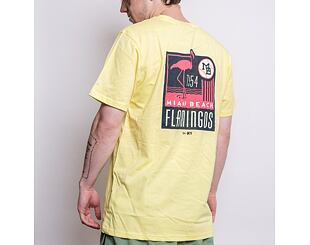 Triko New Era Minor League Graphic Miami Beach Flamingos Yellow