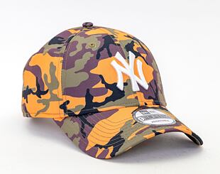 Kšiltovka New Era 9FORTY MLB All-Over Print Camo New York Yankees Olive