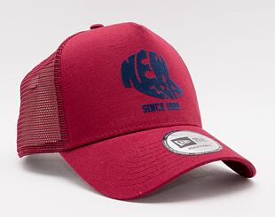 Kšiltovka New Era 9FORTY Trucker Heritage Snapback Cardinal