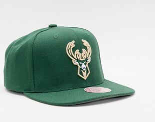 Kšiltovka Mitchell & Ness - Team Ground 2.0 Snapback - Milwaukee Bucks - Green