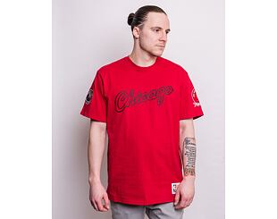 Triko Mitchell & Ness Champ City S/S Tee Chicago Bulls Scarlet