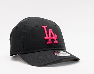 Dětská kšiltovka New Era 9FORTY Kids League Essential Los Angeles Dodgers Strapback Black/Bright Ros
