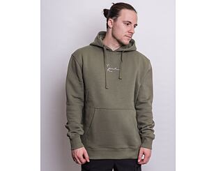 Mikina Small Signature Essential Hoodie military green