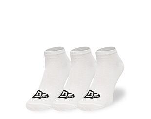 3 páry ponožek New Era Flag Sneaker 3Pack White