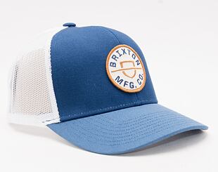 Kšiltovka Brixton Crest X MP Mesh Cap Washed Navy Joe Bue White