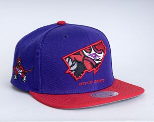 Kšiltovka Mitchell & Ness Toronto Raptors Team Insider Snapback HWC Purple / Red