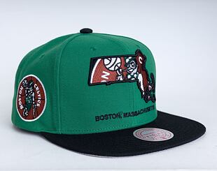 Kšiltovka Mitchell & Ness Boston Celtics Team Insider Snapback HWC Green / Black