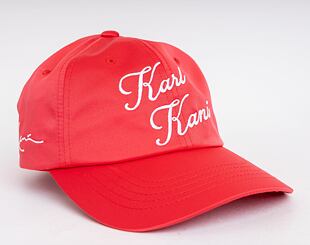 Kšiltovka Karl Kani Signature Satin Cap red