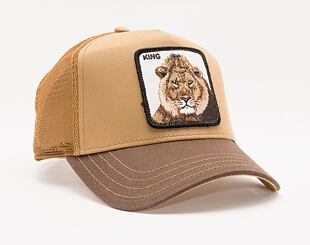 Kšiltovka Goorin - Animal Farm Core The King Lion - Whiskey Brown
