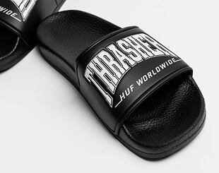 Pantofle HUF X Thrasher Slide Black