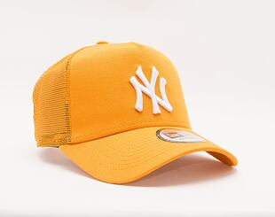 Kšiltovka New Era 9FORTY A-Frame Trucker Tonal Mesh New York Yankees Snapback Tangerine