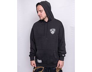 Mikina New Era NBA Half Logo Oversized Hoody Brooklyn Nets Black / White