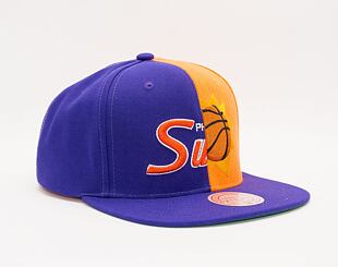 Kšiltovka Mitchell & Ness Split Crown Snapback Phoenix Suns Purple