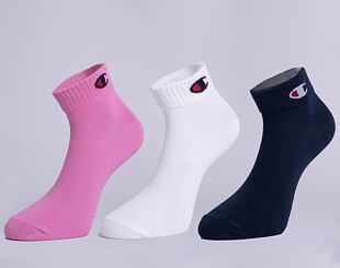 Ponožky Champion 3pk Quarter Socks FUP/WHT/NNY