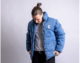 Bunda OG Denim Puffer Jacket vintage mid blue