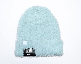 Dámský kulich New Era Womens Fluffy Beanie Sky Blue/White